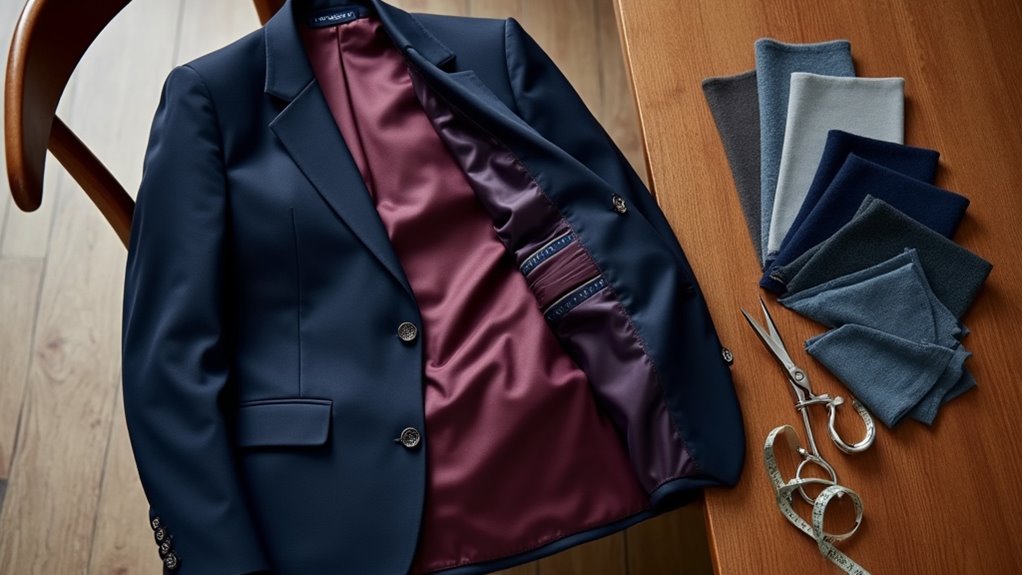 choosing suit jacket linings