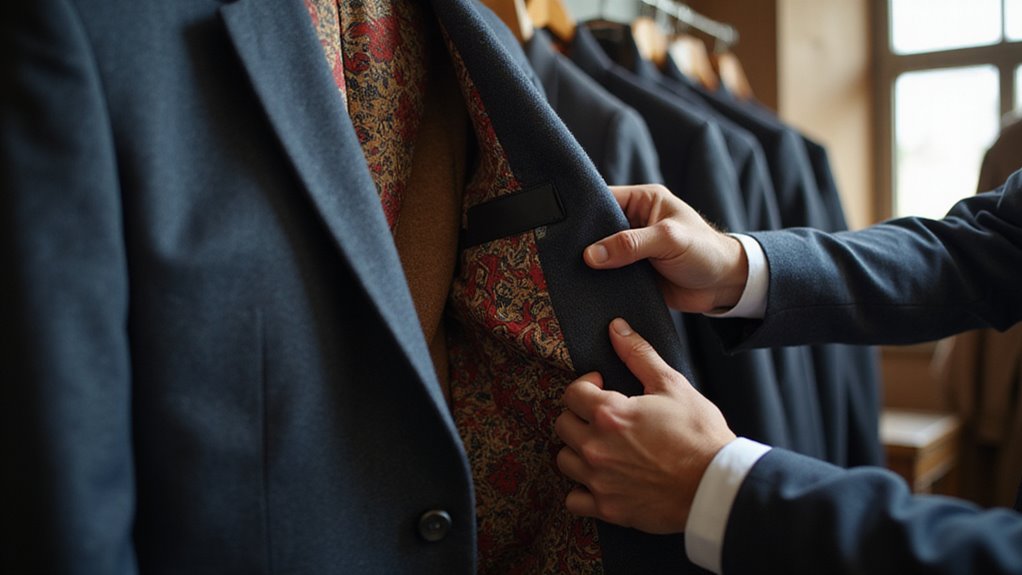jacket lining enhances comfort