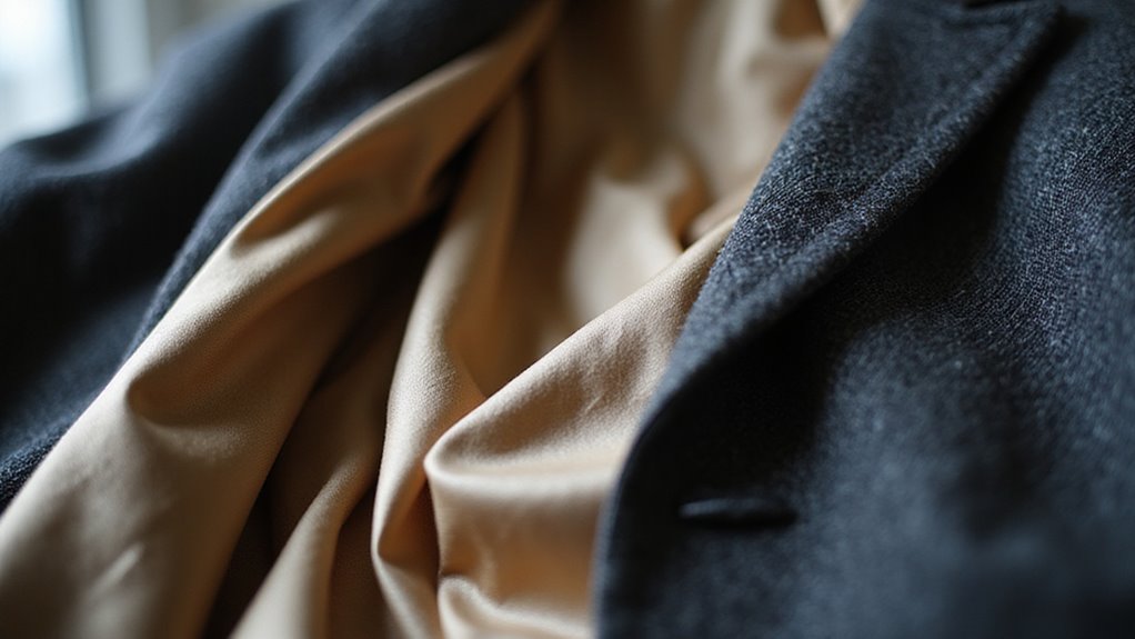 luxurious breathable silk linings