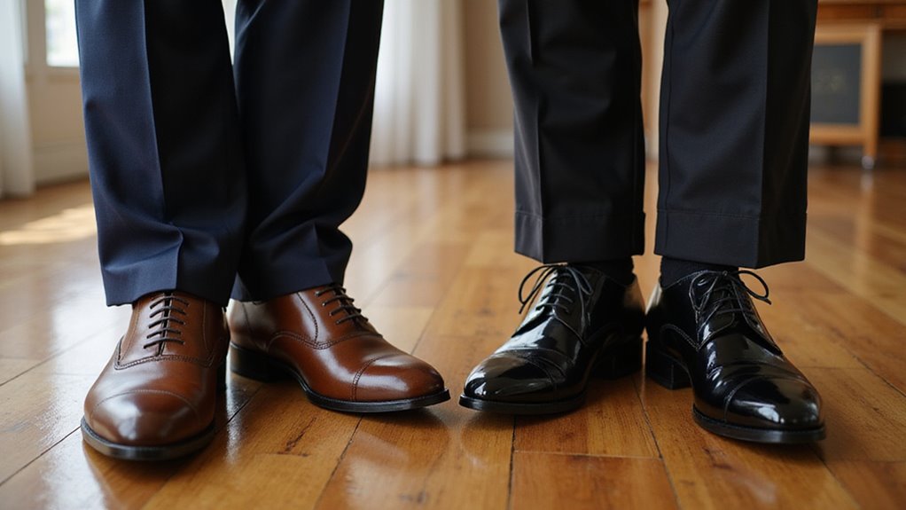 match formal shoes carefully