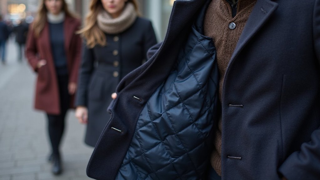 quilted warmth layered comfort