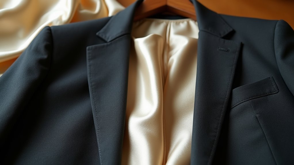 smooth stylish satin linings