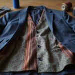 suit lining fabric details